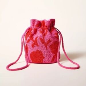 Beaded Rose Drawstring Bucket Bag - kate spade new york x Target Pink/Red